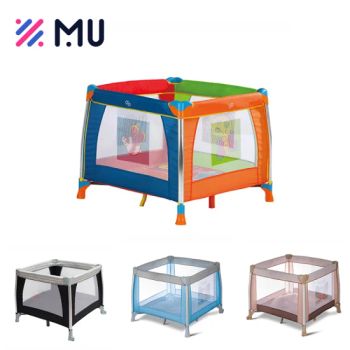 Baby Foldable Folding Colorful 4 Sides Mesh Playpens with Wheels - Market Union Co. Ltd. - China