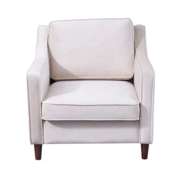 Frenchfurniture One Seater Sofa Living Room Chairs with Arms - Guangdong Hongye Shengda Furniture Co., Ltd. - China