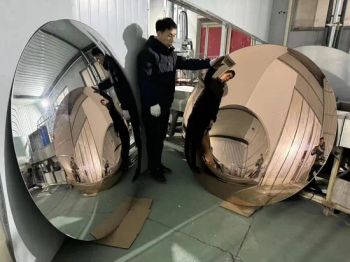 Convex Round Wall Glass Mirror Cheap Frameless Mirror Shape Round Origin China Style Modern Finish Silver Usage - DEZHOU HAVI ELECTRONICS CO., LTD. - China