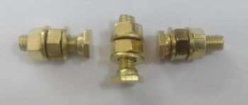 Moulding Studs Nuts Washers Color Golden All Length (-) 5mm Diameter (-) 0.80mm Surface Finishing Polished Feature Easy to Use & - Swapna Enterprise - India