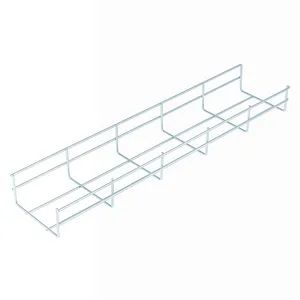 Multi-Functional Custom Galvanized / Stainless Grid-Shaped Steel Cable Tray Wire Mesh Cable Tray - Shanghai Qiongkai Industrial Co. Ltd - China