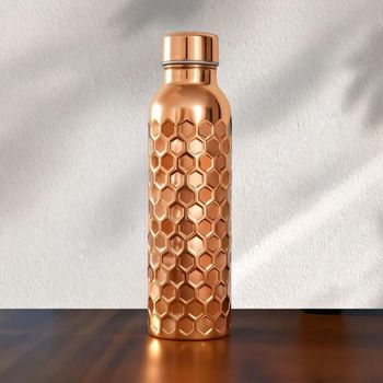 Diamond Copper Bottle - Veltrivo Exports & Imports - India