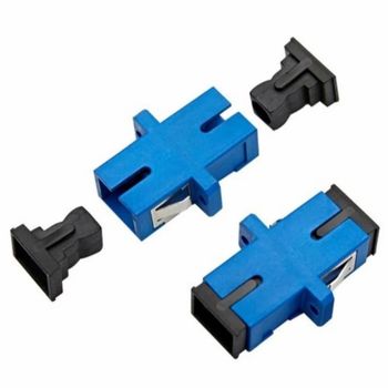 Fiber Optic Connectors Adapters, Single Mode Color Blue Type Adaptor Material Plastic Application CCTV Insertion Loss 0.2 - Wetel Systems & Technologies Private Limited - India