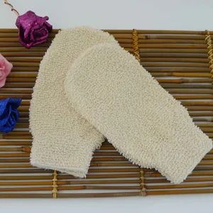 Eco-Friendly 100% Natural Sisal Durable Brown Hemp Body Shower Scrubber Exfoliating Bath Mitt Jute Bath Glove for Women & Men - Guangzhou Yuntesi Hairdressing Products Co., Ltd. - China