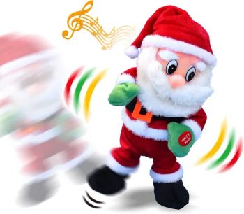 Christmas Santa Claus Toys Plush Figure Toys Musical Santa Claus Xmas Electric Singing and Dancing Dolls - Market Union Co. Ltd. - China