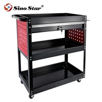 Heavy Duty 3-Layer Tool Cabinet with Wheels Storage Racks and Parts for Vehicle Tools New Generation Tool Carts - Sino Star Automotive Equipment Co., Ltd. - China
