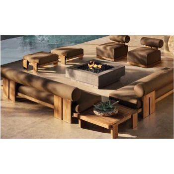 Outdoor Teak Sofa Garden Sets Teak Furniture Patio Hotel Teak Wood Sofa - Foshan Hongkai Furniture Co., Ltd. - China