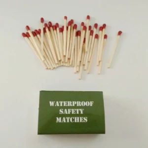 Custom Logo Size Matches Small Matchbox Waterproof Matches Origin China Material Wood Model NO. WTM-010 Port: Shanghai, - Xiangyang China Champion Ind.& Com.Co., Ltd. - China