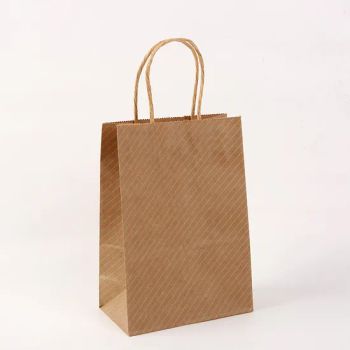 Hot Sale Brown Kraft Paper Shopping Bag with Own Logo Design Paper Bags with Handles - Guangzhou Vitality Printing Co., Ltd - China
