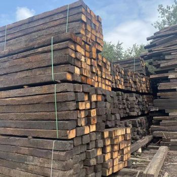 Hardwood Railway Turnout Wood Sleeper Cement Concrete Steel Rail Anti-Corrosion Light Weight Wooden Sleepers - Shandong China Coal Industrial & Mining Supplies Group Co., Ltd. - China