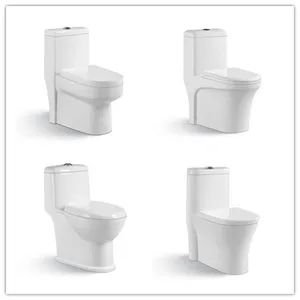 Hotel Bathroom Dual Flush Siphonic Wc Water Closet Porcelain One Piece Toilet - Chaozhou Chaoan Bath Friend Sanitary Ware Co., Ltd. - China