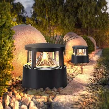 Waterproof Lawn Lights Die Cast Aluminium Outdoor Garden LED Pillar Lights - GLORIOUS PROMO CO.,LIMITED - China