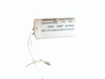 2.5 MFD Fan Capacitor, For Fans Color White Shape Round Voltage 440 V Capacitance 2.5 MFD Usage/Application Fans Capacitor Type Dry - Shree Anil Electricals - India