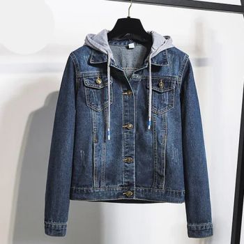 Wholesale Slim Hooded Short Washed Long Sleeve Womens Denim Jacket - Jinjiang Superstarer Import & Export Co., Ltd. - China