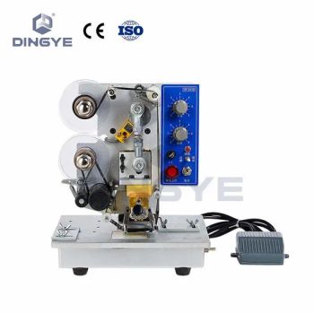 HP-241B Electric ribbon date coding machine stamp printing to prinit batch/exp/mfg date on bag/paper/card - Zhejiang Dingye Machinery Co., Ltd. - China