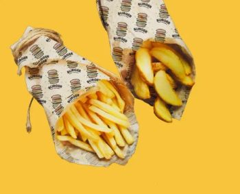Bio-Degradable 40GSM Custom Logo Printing Hamburger Wrapping Paper Tissue Packaging Greaseproof Wax Paper Coated Oil Proof Paper - BEIJING MUGU TECHNOLOGY CO., LTD. - China