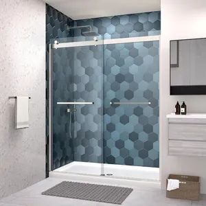 Elegant Modern Bypass Shower Doors in Durable Stainless Steel - Hangzhou Kaifeng Sanitary Ware Co., Ltd. - China
