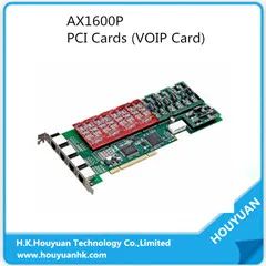 16 FXO/FXS with PCI-Einterface Telephone Tdm Ax1600p X1600p Payment Terms: T/T, Western Union, Paypal - H. K. Houyuan Technology Co., Limited - China