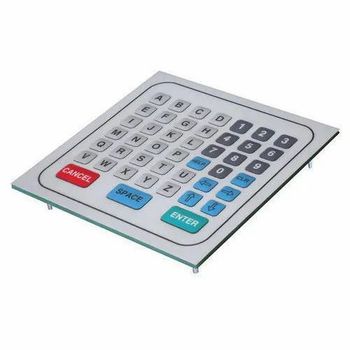 Membrane Keyboards Color White Shape Rectangular Keypad Button Rubber Uses Offices, College& School Application Industrial, Desktop, Home - Krital International - India
