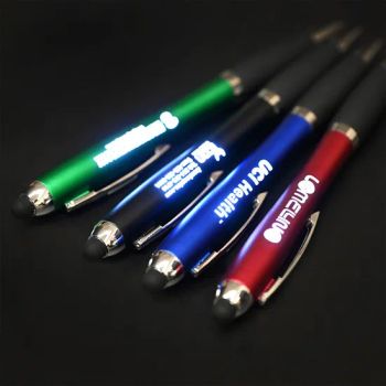 Advertising Promotional Gift Item Products Customized Promotional LED Laser Light Pen Ballpoint Pen Touchscreen Pen - Peipei(Guangzhou) Trading Company Ltd - China