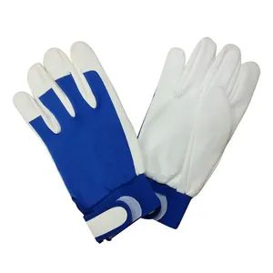 Pig Grain Leather Mechanic Work Gloves Workout Safety Gloves Length Short Lining Unlined HS Code 61161000 Size S, M, L, XL - Hangzhou Hemai Imp & Exp Co., Ltd. - China