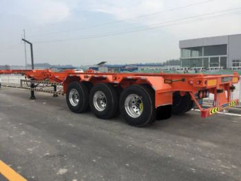 CIMC ZJV9400 40t Flatbed 3Axle Self-Dumping 12Tire 7000-8000mm Q345A 1Y ISO9001 CCC - CIMC VEHICLES SALES CO., LTD. - China