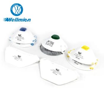 Disposable N95 NIOSH Safety Respirator Face Mask Nose Dust Mask with Valve - Wellmien Healthcare Tech. (Suzhou) Co., Ltd. - China