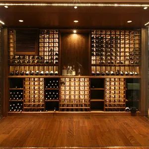 Art Wine Cabinet Wine Shelf Drinks Cabinet Cabinet Wine Rack Goblet Rail Shelves Drawers - Guangdong Planet Kitchen Cabinetry Co., Ltd. - China