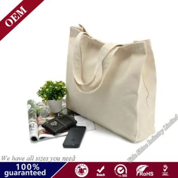 Custom Logo Printed Recycle Cotton Canvas Fabric Drawstring Dust Bag with Zipper for Women Kids - Qingdao Yide Shine Industry Co., Ltd. - China