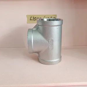 150lbs Stainless Steel Pipe Fittings NPT/Bsp Female Threaded Tee - WENZHOU LIANGGANG PIPE FITTING VALVES CO., LTD. - China