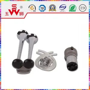 Sliver ABS Air Horn Auto Horn Current 15A Shape Spiral Material ABS dB Rating 130dB Voltage 12V&24V Model NO. DL1133 OE No. - Changzhou Wushi Electrical Equipment Factory - China