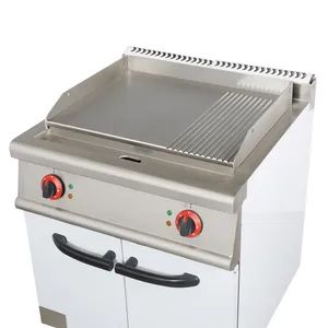 Commercial Kitchen Stainless Steel Gas Griddle with Cabinet - Guangzhou Sunrry Kitchen Equipment Co., Ltd. - China