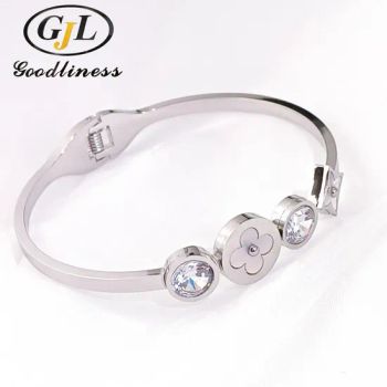 Wholesale Fashion Jewelry Stainless Steel Bangle Smart Bracelet for Women - GOODLINESS JEWELLERY CO., LIMITED - China