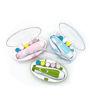 CE Approval 6 in 1 Automatic Infant Electric Nail File Kit Safety Portable Baby Nail Trimmer - HANGZHOU WEIZE IMP & EXP CO., LTD. - China