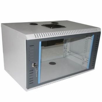 Mild Steel 6U Wall Mount Rack, Storage Capacity: 0 To 30 KG Height 6u Color Gray Depth 400 Mm Mount Type Waal Shape - V P Enterprises & Network Solution - India