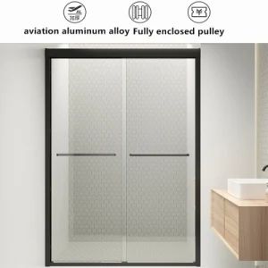 George Stainless Steel Sliding Glass Panel Screen Door Shower Doors for House - Foshan Home Builder Co., Ltd. - China