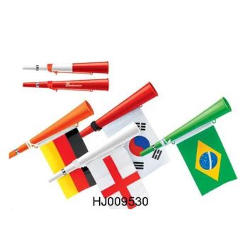 Hot Selling Kids Trumpet Toy Cheer Horns Sports Party Plastic Trumpets Inflatable Pump Horns for Sports Events Celebration Football Fan Cheering Toy - Hengjun Plastic Toys Manufactory - China