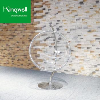 Foshan Furniture Stainless Steel Acrylic Swing Hanging Chair Patio Swings for Outdoor - Foshan Kingwell Industry Co., Ltd. - China