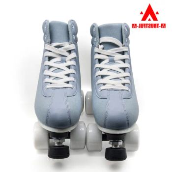 Purple China Made Double Row Roller Skates Wholesale Quad Roller Skates - Dongguan Sporting Goods Co., Ltd. - China