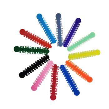 Dental Orthodontic Elastomeric Ligature Ties Braces Bands Type O/I OEM Accepted MOQ 100 Bags Origin China Model NO. Q13 Color Options - Foshan Adelson Medical Devices Co., Ltd. - China