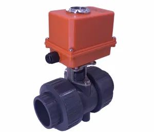 Double Union Electric Actuator UPVC PVC Ball Valve Model NO. ST-621 HS Code 8481804090 Origin Hebei, China Driving Mode Electric - Suntex Import & Export Trading Co., Ltd. - China