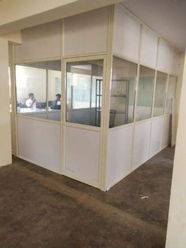 Aluminium Partition Works - 35mm Thickness, Full Height (Up to 1200 mm) - Mahadev Shutter Automation - India
