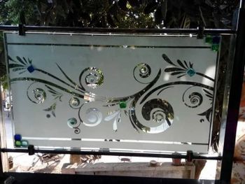 Balcony Aluminium Glass Railing, For Home, 12 mm Design Panel Thickness 12 mm Position Balcony Material Grade GLass Usage/Application - Capital Glass Private Limited - India