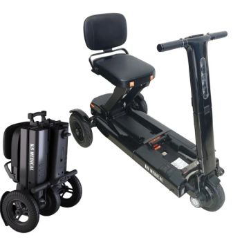 Ksm-908 Handicap Older People 3 Wheel Folding Electric Scooters Scooter 3 Wheel Folding Mobility Scooters for Elderly Disabled - Ningbo Ks Medical Tech Co., Ltd - China