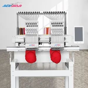 Two Head Production Sequin Bead Bordadora Monogram Embroidery Machines - Zhuji Qihong Electro-Mechanical Co., Ltd. - China