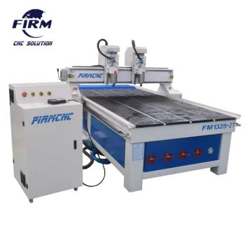 Two Heads Wooden Cabinet CNC Router 1325 Woodworking 3D Engraving and Cutting Machine - Jinan Firmcnc Equipment Co., Ltd. - China