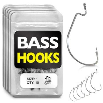 New Designed Bass Fishing Hooks Freshwater Bass Hooks Plastic Worms - GOOD SELLER CO., LTD - China