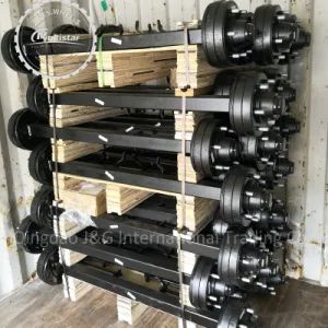 Agriculture Trailers Spreader Balers Axles Stub Axle Brake Axles Boggie 25ton Suspension Set - QINGDAO J & G INTERNATIONAL TRADING CO., LTD. - China