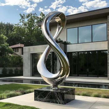 Metal Crafts Modern Outdoor Decorative Stainless Steel Abstract Statue Sculpture Wholesale - Zhengzhou Relong Arts & Crafts Co., Ltd. - China