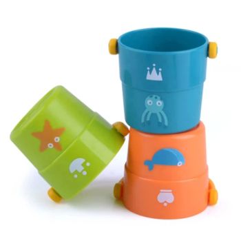 Water Bucket Stacking Cup Toys Bath Time Fun - Chilbo (Dongguan) Industrial Co., Ltd. - China